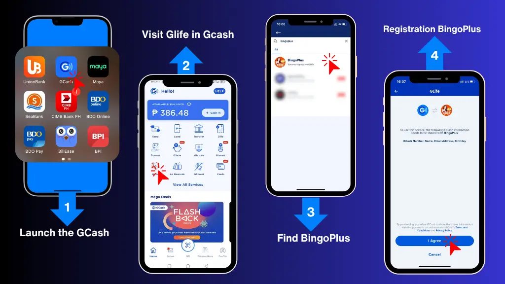 Glife BingoPlus Register Process